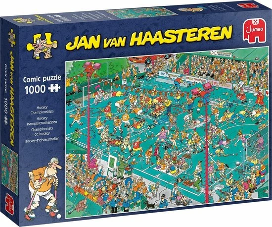 Jan Van Haasteren Hockey Kampioenschappen Puzzel - 1000 Stukjes 9 Jan Van Haasteren Hockey Kampioenschappen Puzzel - 1000 Stukjes - Afbeelding 7