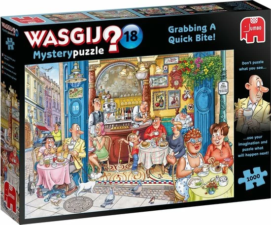 Wasgij Mystery 18 Een Snelle Hap! Puzzel - 1000 Stukjes 3 Wasgij Mystery 18 Een Snelle Hap! Puzzel - 1000 Stukjes