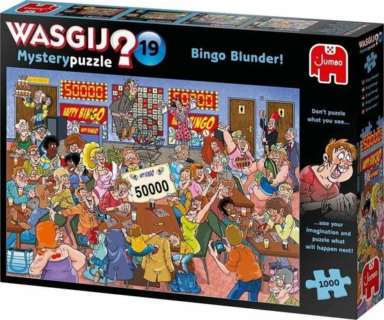 Wasgij Mystery 19 Bingobedrog! Puzzel - 1000 Stukjes 6 Wasgij Mystery 19 Bingobedrog! Puzzel - 1000 Stukjes - Afbeelding 4