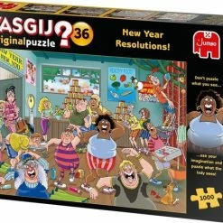 Wasgij Original 36 Goede Voornemens! Puzzel - 1000 Stukjes -Exporteren puzzels winkel 550x458 261