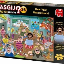 Wasgij Original 36 Goede Voornemens! Puzzel - 1000 Stukjes -Exporteren puzzels winkel 550x458 262