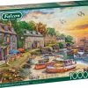 Falcon Puzzel Harbour Cottages - Legpuzzel - 1000 Stukjes -Exporteren puzzels winkel 550x458 293