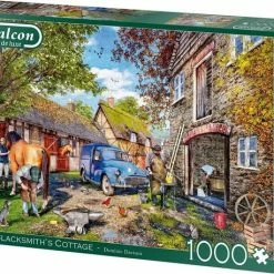 Falcon Puzzel The Blacksmith's Cottage - Legpuzzel - 1000 Stukjes -Exporteren puzzels winkel 550x458 300