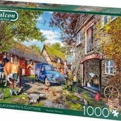 Falcon Puzzel The Blacksmith's Cottage - Legpuzzel - 1000 Stukjes -Exporteren puzzels winkel 550x458 301