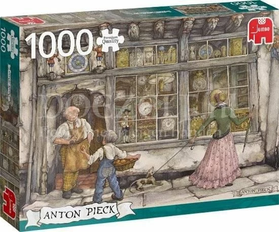 Jumbo Premium Collection Puzzel Anton Pieck De Klokkenwinkel - Legpuzzel - 1000 Stukjes 3 Jumbo Premium Collection Puzzel Anton Pieck De Klokkenwinkel - Legpuzzel - 1000 Stukjes