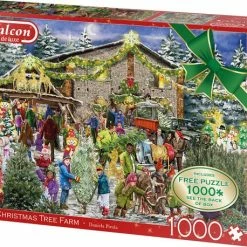 Falcon De Luxe The Christmas Tree Farm 2x1000 Stukjes - Legpuzzel 12 Falcon De Luxe The Christmas Tree Farm 2x1000 Stukjes - Legpuzzel -Exporteren puzzels winkel 550x458 308