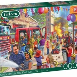 Falcon Puzzel Open Day At The Fire Station - Legpuzzel - 1000 Stukjes