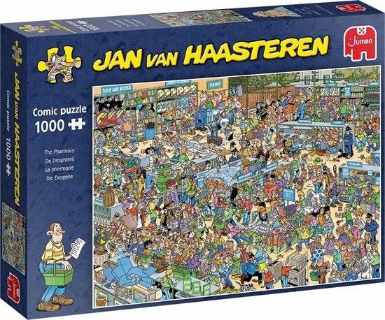 Jan Van Haasteren De Drogisterij Puzzel - 1000 Stukjes 3 Jan Van Haasteren De Drogisterij Puzzel - 1000 Stukjes