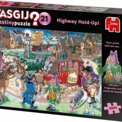 Wasgij Destiny 21 Je Geld Of Je Rijbewijs! Puzzel - 1000 Stukjes -Exporteren puzzels winkel 550x458 355