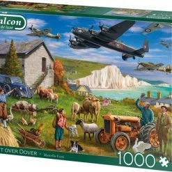 Falcon De Luxe Flight Over Dover 1000 Stukjes - Legpuzzel Voor Volwassenen 9 Falcon De Luxe Flight Over Dover 1000 Stukjes - Legpuzzel Voor Volwassenen -Exporteren puzzels winkel 550x458 361