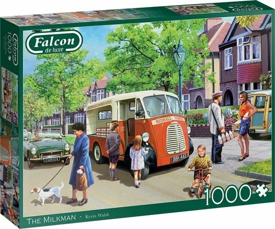 Falcon Puzzel The Milkman - Legpuzzel - 1000 Stukjes 8 Falcon Puzzel The Milkman - Legpuzzel - 1000 Stukjes - Afbeelding 6