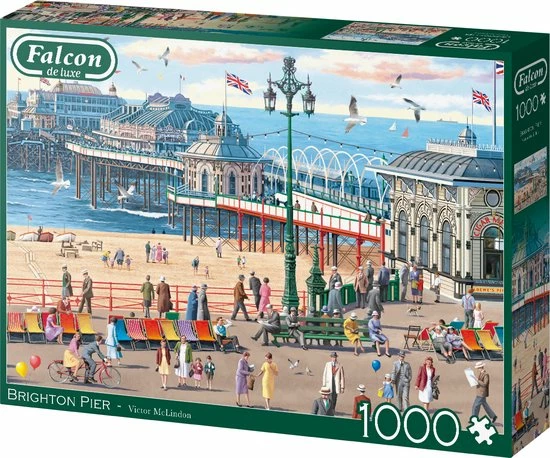 Falcon Puzzel Brighton Pier - Legpuzzel - 1000 Stukjes 4 Falcon Puzzel Brighton Pier - Legpuzzel - 1000 Stukjes - Afbeelding 2