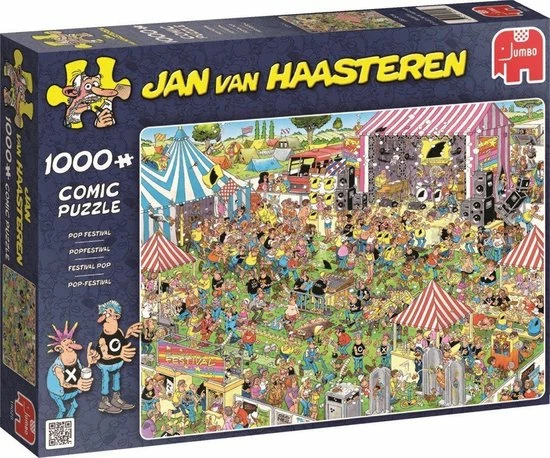 Jan Van Haasteren Popfestival Puzzel - 1000 Stukjes 4 Jan Van Haasteren Popfestival Puzzel - 1000 Stukjes - Afbeelding 2