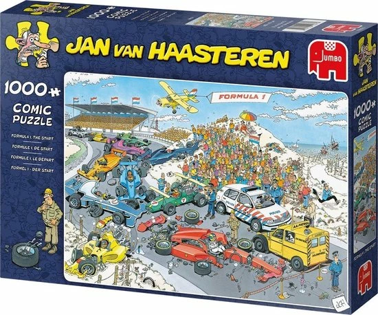 Jan Van Haasteren Formule 1 De Start Puzzel - 1000 Stukjes 8 Jan Van Haasteren Formule 1 De Start Puzzel - 1000 Stukjes - Afbeelding 6