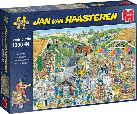 Jan Van Haasteren De Wijnmakerij Puzzel - 1000 Stukjes 4 Jan Van Haasteren De Wijnmakerij Puzzel - 1000 Stukjes - Afbeelding 2