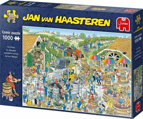 Jan Van Haasteren De Wijnmakerij Puzzel - 1000 Stukjes 10 Jan Van Haasteren De Wijnmakerij Puzzel - 1000 Stukjes - Afbeelding 8
