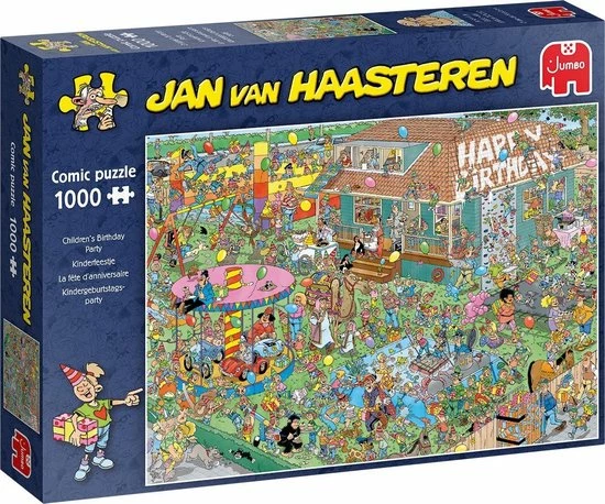 Jan Van Haasteren Kinderfeestje Puzzel - 1000 Stukjes 9 Jan Van Haasteren Kinderfeestje Puzzel - 1000 Stukjes - Afbeelding 7