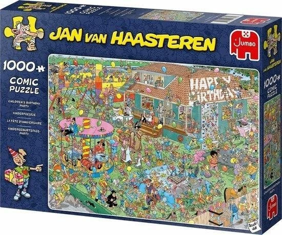 Jan Van Haasteren Kinderfeestje Puzzel - 1000 Stukjes 14 Jan Van Haasteren Kinderfeestje Puzzel - 1000 Stukjes - Afbeelding 12