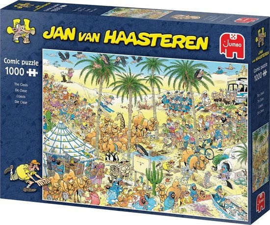 Jan Van Haasteren De Oase Puzzel - 1000 Stukjes 7 Jan Van Haasteren De Oase Puzzel - 1000 Stukjes - Afbeelding 5