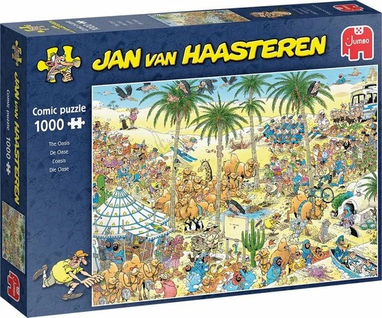 Jan Van Haasteren De Oase Puzzel - 1000 Stukjes 8 Jan Van Haasteren De Oase Puzzel - 1000 Stukjes - Afbeelding 6