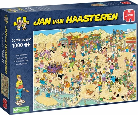 Jan Van Haasteren Zandsculpturen - Legpuzzel - 1000 Stukjes 3 Jan Van Haasteren Zandsculpturen - Legpuzzel - 1000 Stukjes