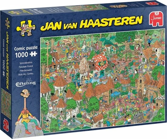 Jan Van Haasteren Efteling Sprookjesbos Puzzel - 1000 Stukjes 3 Jan Van Haasteren Efteling Sprookjesbos Puzzel - 1000 Stukjes
