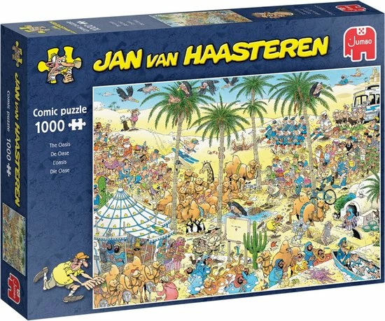 Jan Van Haasteren De Oase Puzzel - 1000 Stukjes 3 Jan Van Haasteren De Oase Puzzel - 1000 Stukjes