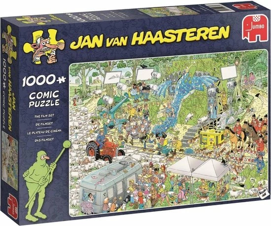 Jan Van Haasteren De Filmset Puzzel - 1000 Stukjes 3 Jan Van Haasteren De Filmset Puzzel - 1000 Stukjes
