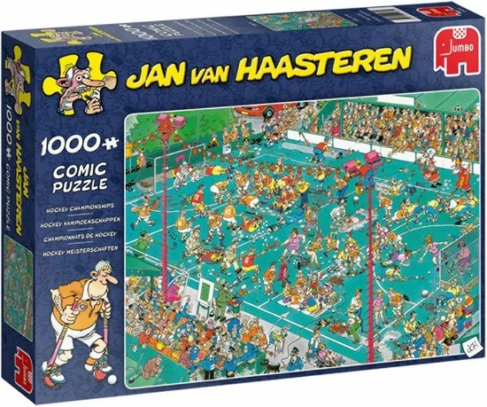 Jan Van Haasteren Hockey Kampioenschappen Puzzel - 1000 Stukjes 3 Jan Van Haasteren Hockey Kampioenschappen Puzzel - 1000 Stukjes