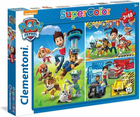 Clementoni - Paw Patrol Legpuzzel - Kinderpuzzel - 3 Puzzels Van 48 Stukjes - 5-6 Jaar 3 Clementoni - Paw Patrol Legpuzzel - Kinderpuzzel - 3 Puzzels Van 48 Stukjes - 5-6 Jaar