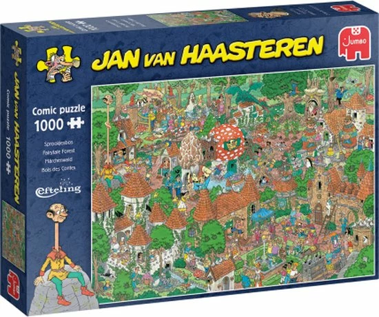 Jan Van Haasteren Efteling Sprookjesbos Puzzel - 1000 Stukjes 10 Jan Van Haasteren Efteling Sprookjesbos Puzzel - 1000 Stukjes - Afbeelding 8