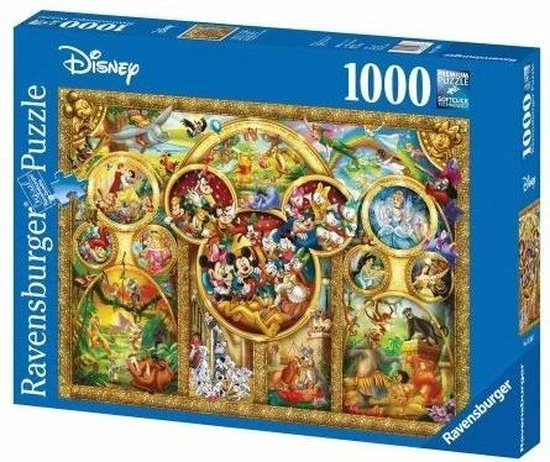 Ravensburger Puzzel Disney Mooiste Disney Thema's - Legpuzzel - 1000 Stukjes 6 Ravensburger Puzzel Disney Mooiste Disney Thema's - Legpuzzel - 1000 Stukjes - Afbeelding 4