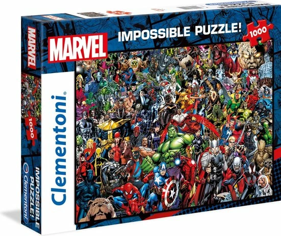 Clementoni Impossible Legpuzzel Marvel - 1000 Stukjes 4 Clementoni Impossible Legpuzzel Marvel - 1000 Stukjes - Afbeelding 2