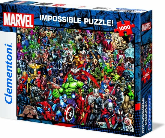 Clementoni Impossible Legpuzzel Marvel - 1000 Stukjes 8 Clementoni Impossible Legpuzzel Marvel - 1000 Stukjes - Afbeelding 6