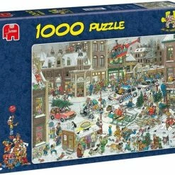 Jan Van Haasteren Kerstmis Puzzel - 1000 Stukjes 22 Jan Van Haasteren Kerstmis Puzzel - 1000 Stukjes -Exporteren puzzels winkel 550x463