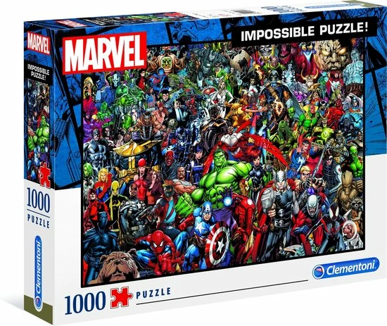 Clementoni Impossible Legpuzzel Marvel - 1000 Stukjes 3 Clementoni Impossible Legpuzzel Marvel - 1000 Stukjes