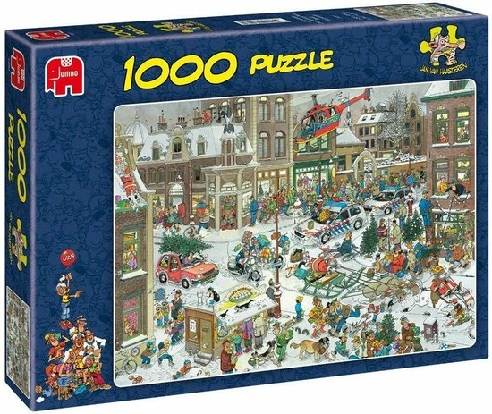 Jan Van Haasteren Kerstmis Puzzel - 1000 Stukjes 9 Jan Van Haasteren Kerstmis Puzzel - 1000 Stukjes - Afbeelding 7