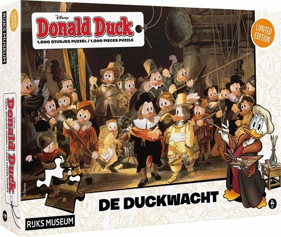 Donald Duck Puzzel 1000 Stukjes - De Duckwacht 5 Donald Duck Puzzel 1000 Stukjes - De Duckwacht - Afbeelding 3