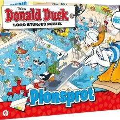 Donald Duck Puzzel - Plonspret - 1000 Stukjes 5 Donald Duck Puzzel - Plonspret - 1000 Stukjes -Exporteren puzzels winkel 550x465 5