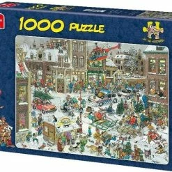 Jan Van Haasteren Kerstmis Puzzel - 1000 Stukjes 24 Jan Van Haasteren Kerstmis Puzzel - 1000 Stukjes -Exporteren puzzels winkel 550x466