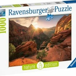 Ravensburger Puzzel Zion Canyon USA - Legpuzzel - 1000 Stukjes -Exporteren puzzels winkel 550x475 15