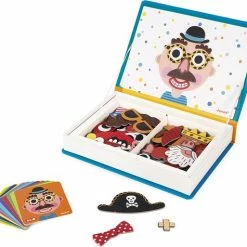 Janod Magnetibook - Gekke Gezichten Jongens 22 Janod Magnetibook - Gekke Gezichten Jongens -Exporteren puzzels winkel 550x475 8