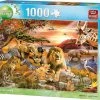 King Puzzel 1000 Stukjes (68 X 49 Cm) - The Big Five - Legpuzzel Dieren -Exporteren puzzels winkel 550x476 17