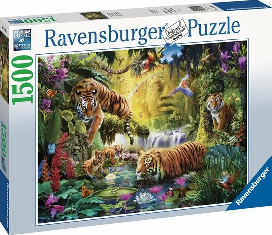 Ravensburger Puzzel Idylle Bij De Waterplaats - Legpuzzel - 1500 Stukjes 6 Ravensburger Puzzel Idylle Bij De Waterplaats - Legpuzzel - 1500 Stukjes - Afbeelding 4