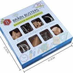 ICollection IQ Puzzel 3D - Metaal En Hout - 8 Verschillende Breinbrekers 12 ICollection IQ Puzzel 3D - Metaal En Hout - 8 Verschillende Breinbrekers -Exporteren puzzels winkel 550x477 12