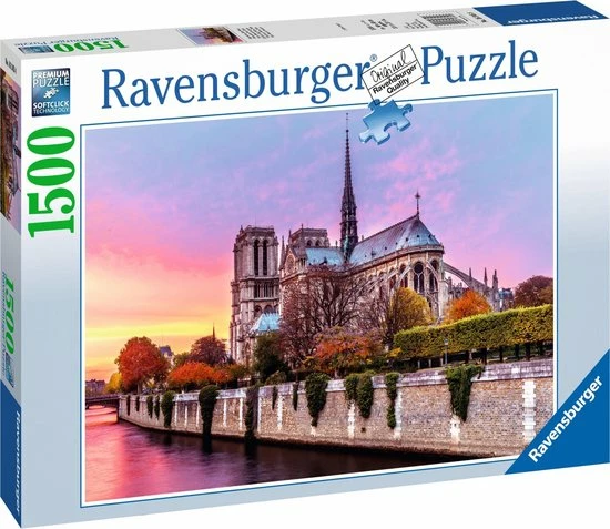 Ravensburger Puzzel Pitoreske Notre Dame - Legpuzzel - 1500 Stukjes 6 Ravensburger Puzzel Pitoreske Notre Dame - Legpuzzel - 1500 Stukjes - Afbeelding 4