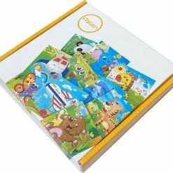 Aslan? 4 Houten Puzzels Van 9 Stukjes - Dieren: Panda, Kikker, Olifant En Giraffe - Voor Kinderen Van 1-4 Jaar 15 Aslan? 4 Houten Puzzels Van 9 Stukjes - Dieren: Panda, Kikker, Olifant En Giraffe - Voor Kinderen Van 1-4 Jaar -Exporteren puzzels winkel 550x483 1