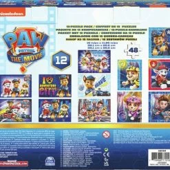 PAW Patrol - Puzzel - Set Met 12 Puzzels - 48 Stukjes -Exporteren puzzels winkel 550x488 3