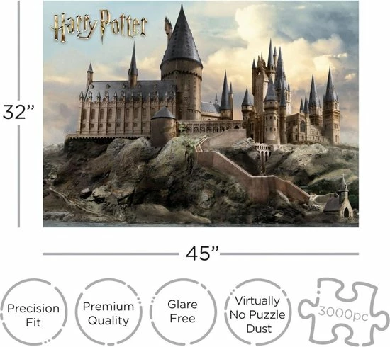 Aquarius Harry Potter - Hogwarts / Zweinstein Jigsaw Puzzle / Puzzel 5 Aquarius Harry Potter - Hogwarts / Zweinstein Jigsaw Puzzle / Puzzel - Afbeelding 3
