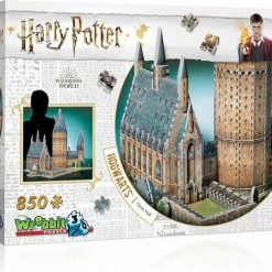 Hogwarts - Great Hall - Wrebbit 3D Puzzel - Harry Potter - 850 Stukjes -Exporteren puzzels winkel 550x490 6